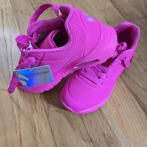 Kids Sketchers Street shoes ALL PINK